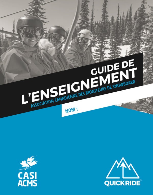 QuickRide Guide - French / Guide QuickRide – Français