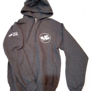 CASI Charcoal Zip Up Hoodie / Haut à capuchon à fermeture à glissière anthracite de l’ACMS